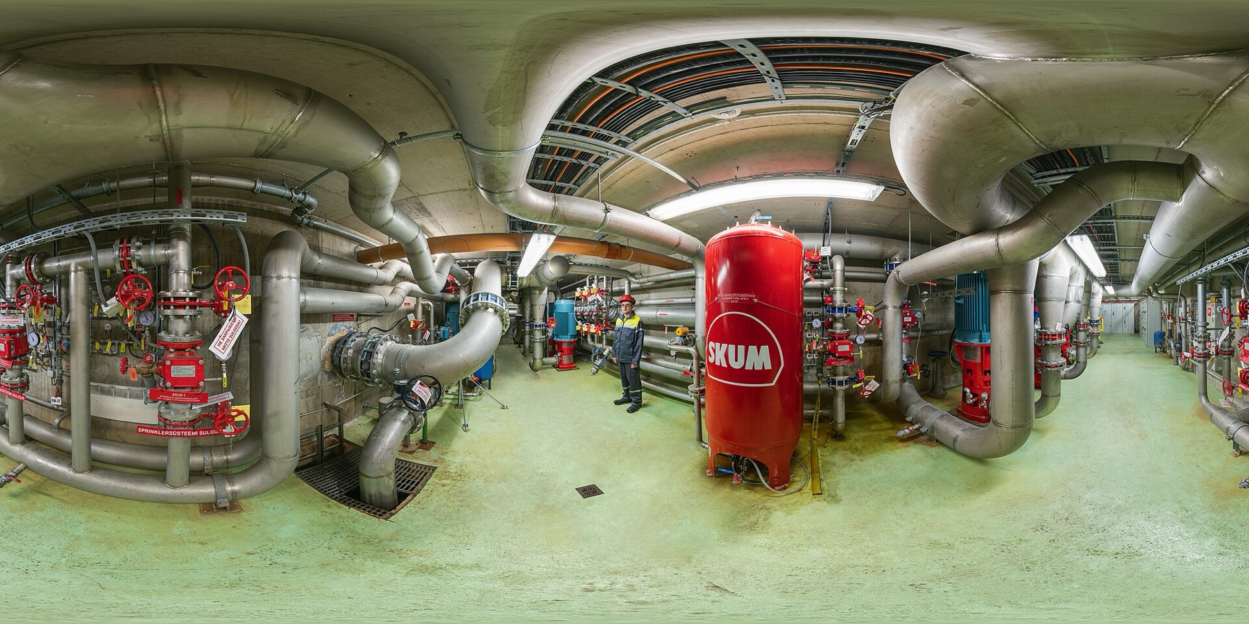 Sistema de extinción industrial