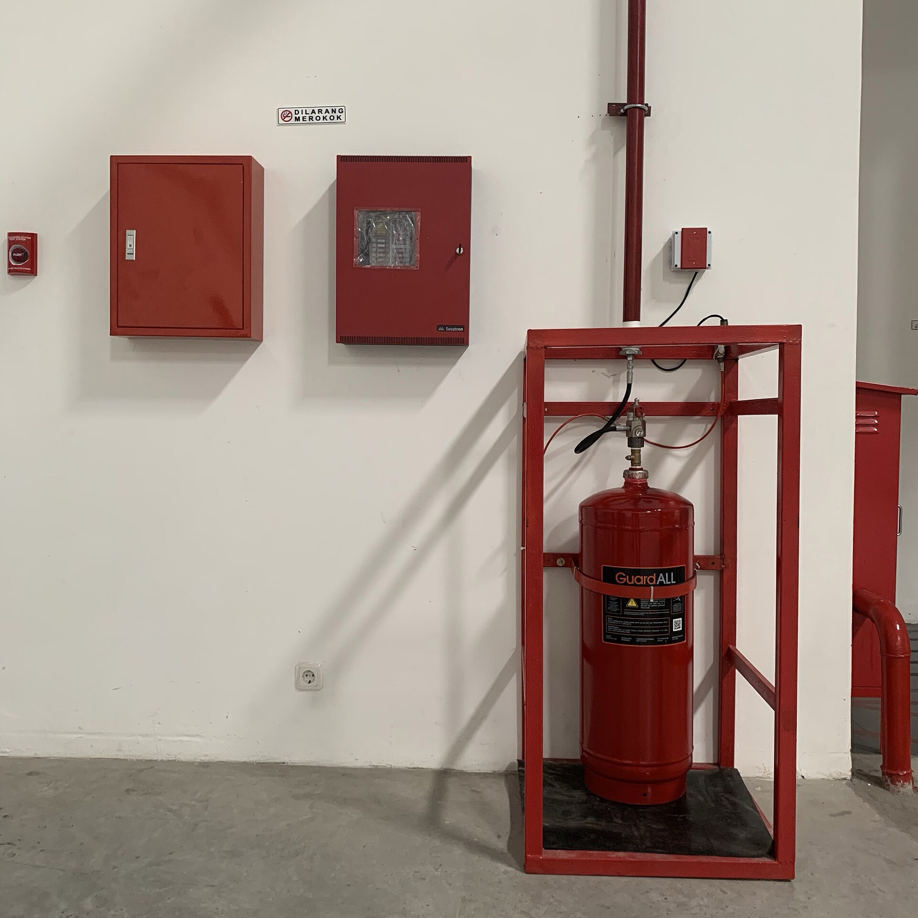Sistema de supresión para ambientes técnicos